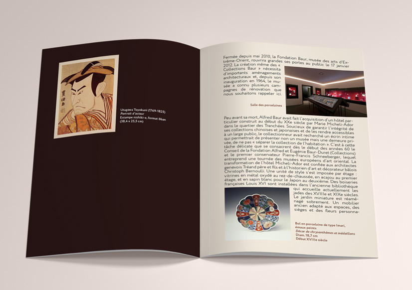 Design graphique de la revue Baur p2